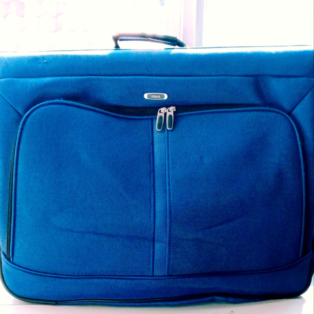 Folding garment bag unisex Blue
